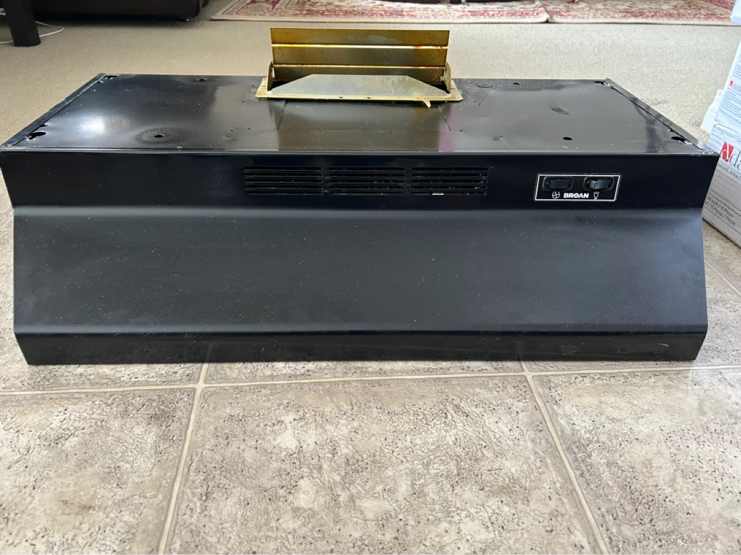 Broan Black Under Cabinet Range Hood - photo 3
