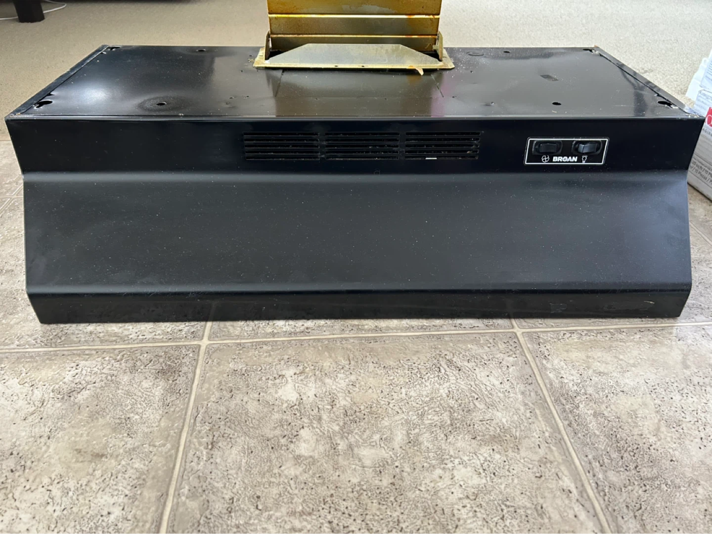 Broan Black Under Cabinet Range Hood - photo 2