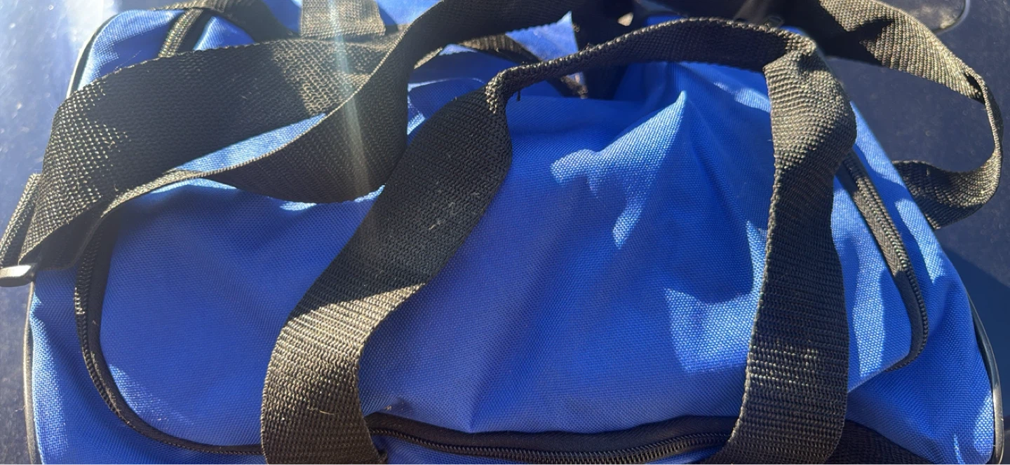 Blue Folding Stool with Insulated Cooler Bag - photo 4
