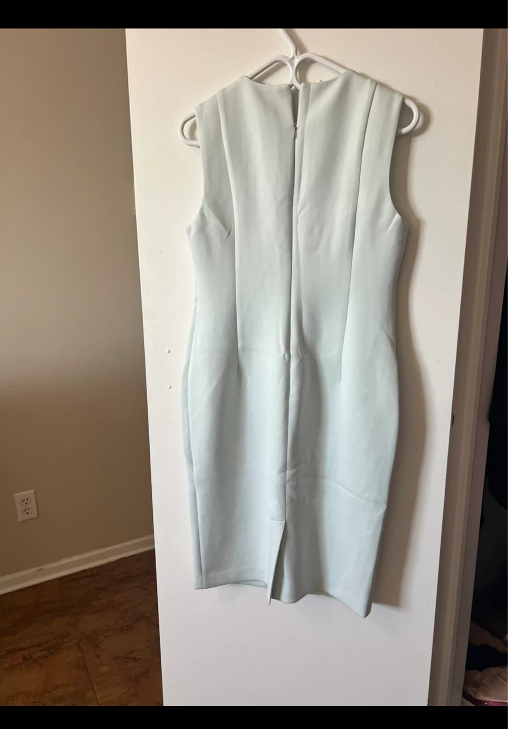 Light Blue Sleeveless Sheath Dress - photo 2