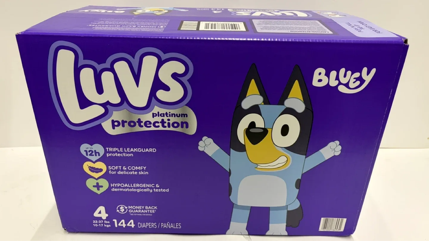 Luvs Platinum Protection Diapers Size 4 - 144 Count