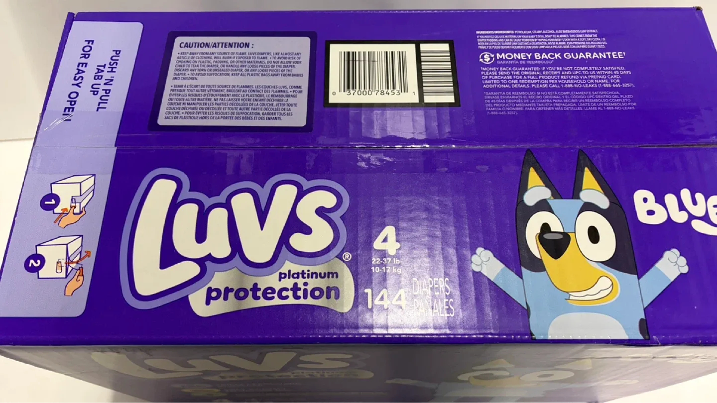 Luvs Platinum Protection Diapers Size 4 - 144 Count - photo 2