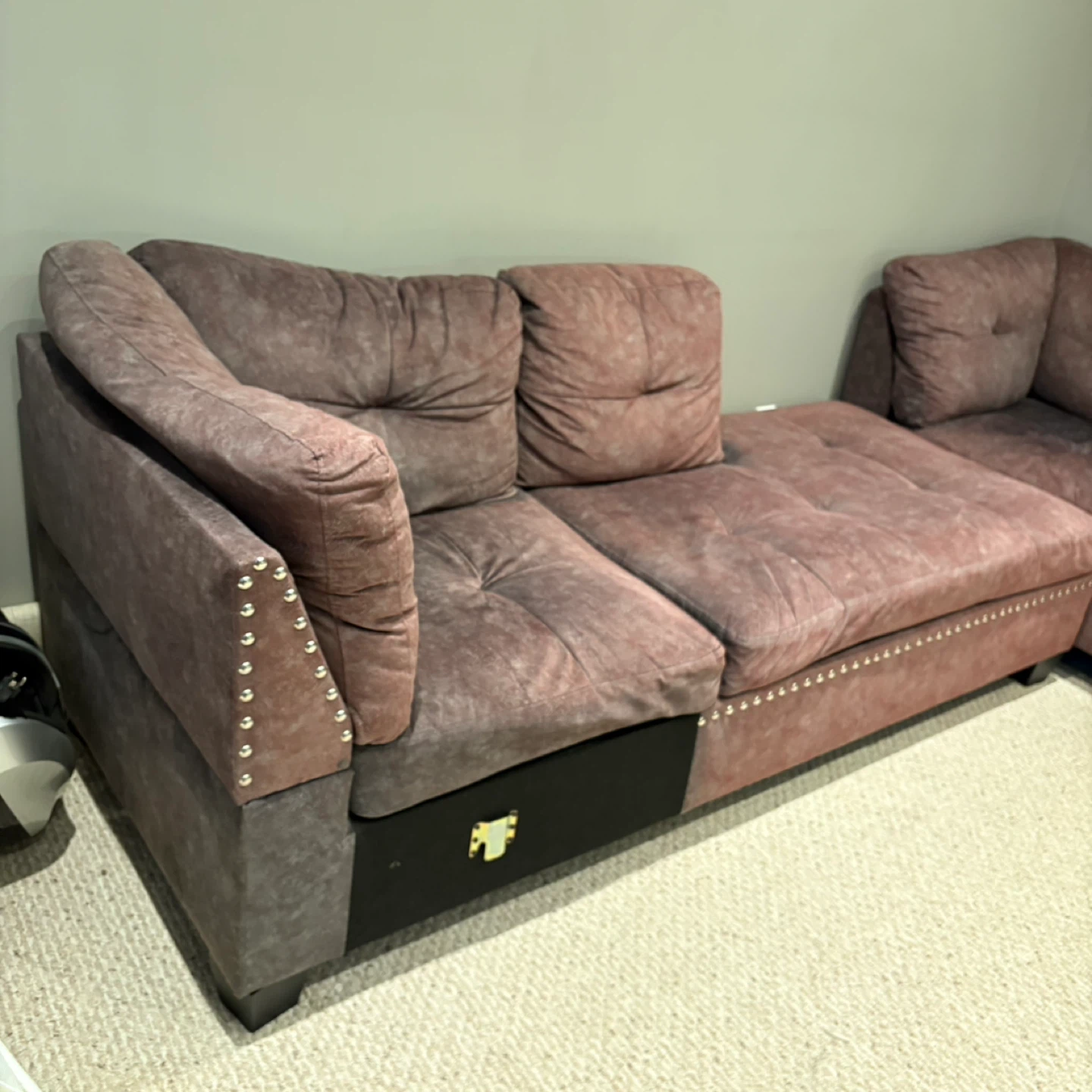 Grey Sectional Sofa - photo 2