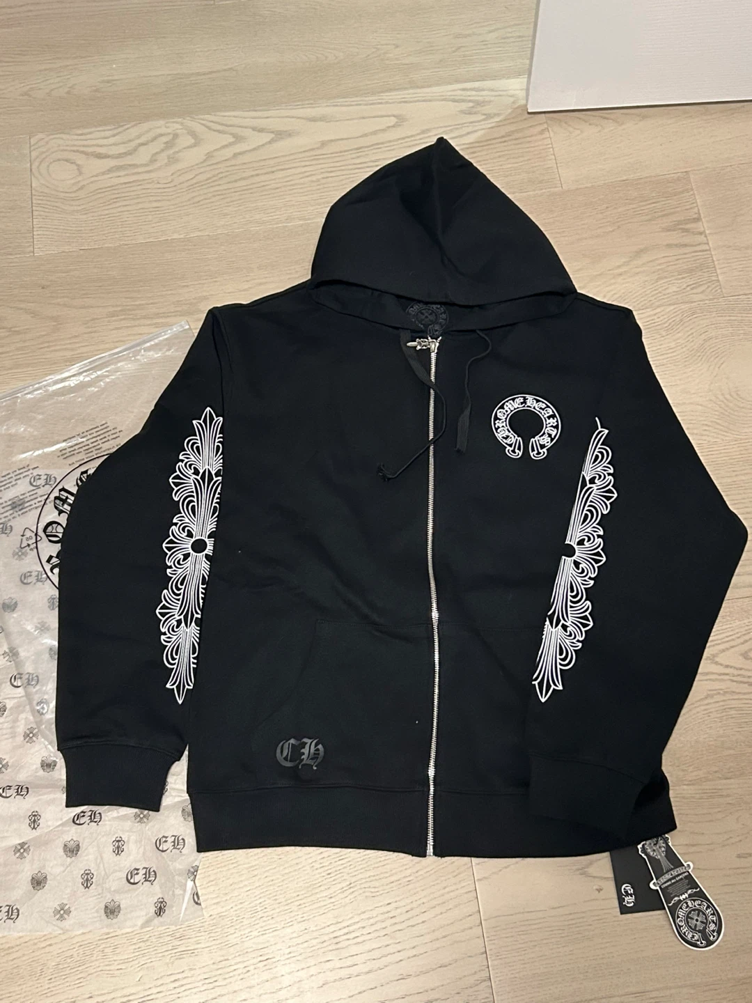 Chrome Hearts Zip-Up Hoodie