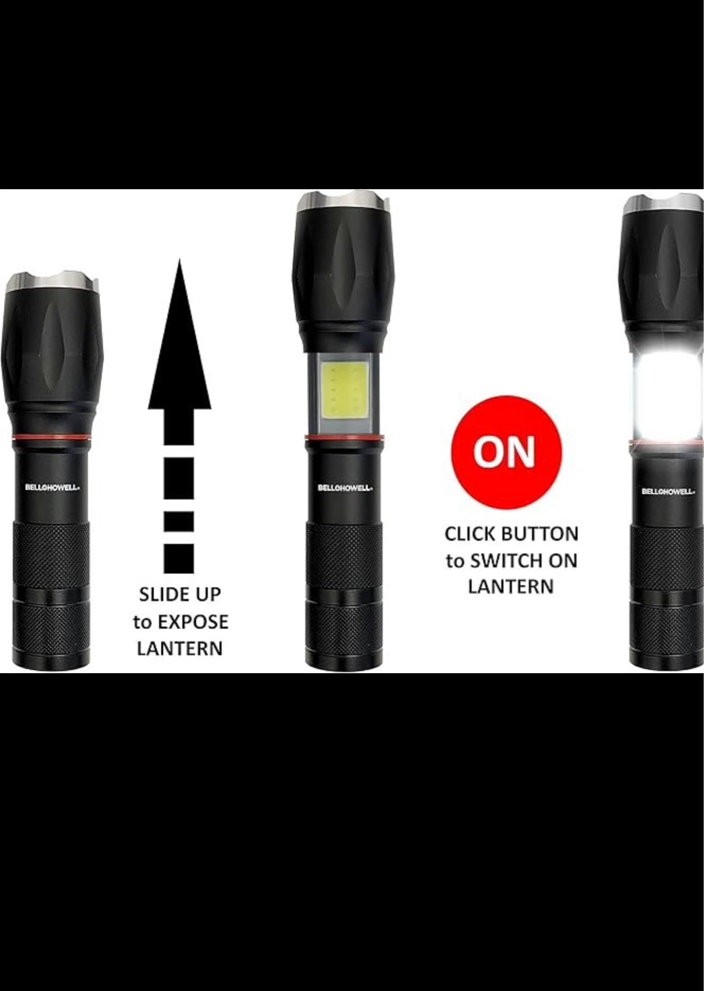 Bell+Howell TacLight Pro Extendable Flashlight Lantern - photo 2