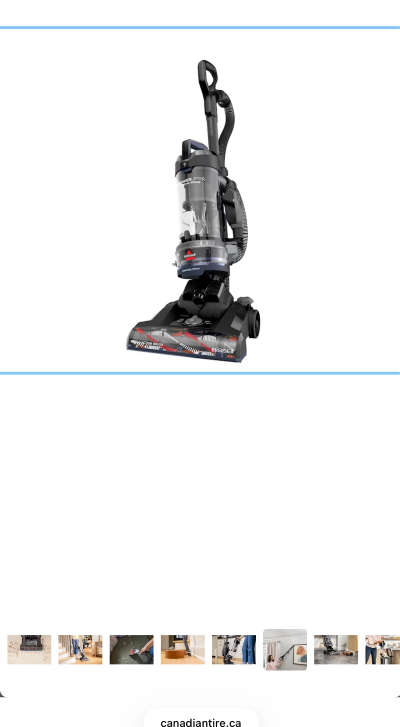 BISSELL PowerLifter Swivel Rewind Bagless Upright Vacuum Cleaner - photo 5