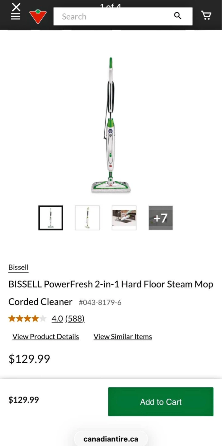 Bissell PowerFresh 2-in-1 Steam Mop - photo 3