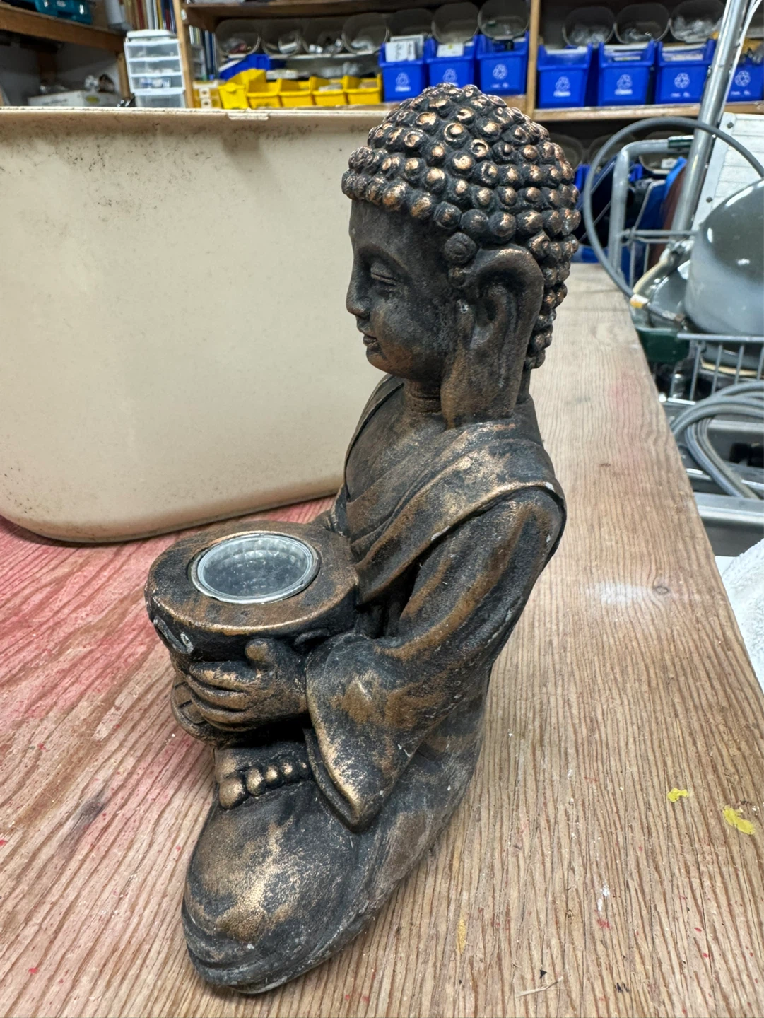 Buddha Tealight Holder Statue