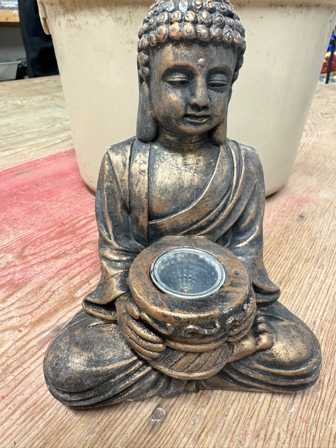 Buddha Tealight Holder Statue - photo 4
