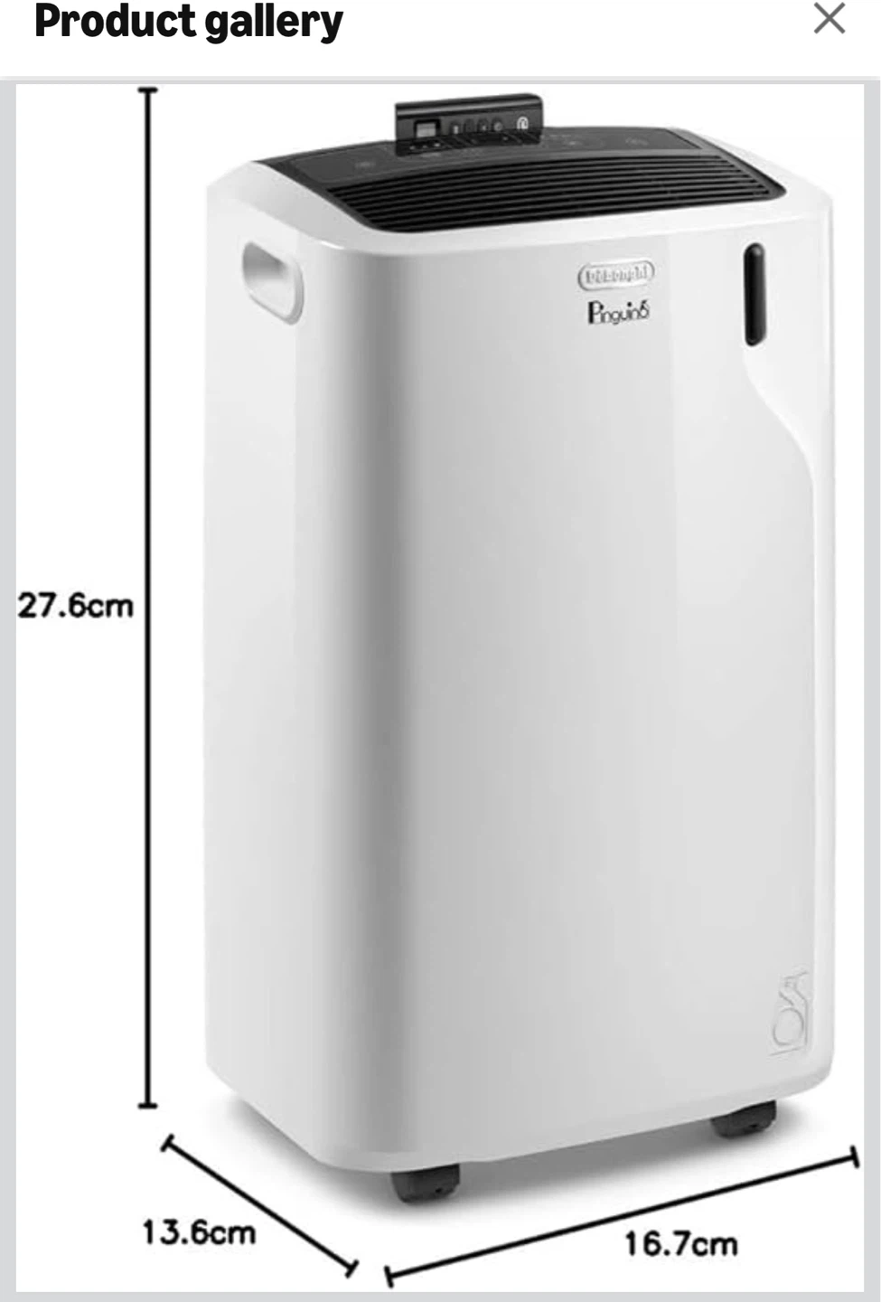 DeLonghi Pinguino Portable Air Conditioner - photo 4