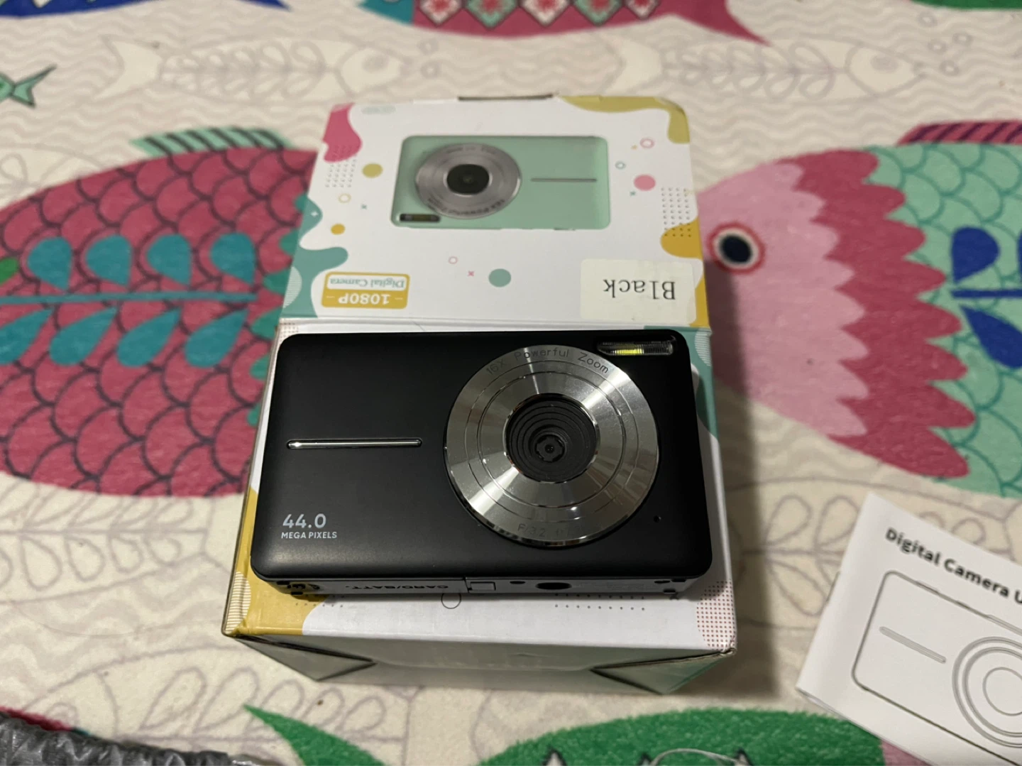 Black Digital Camera - 44.0 Mega Pixels, 1080P