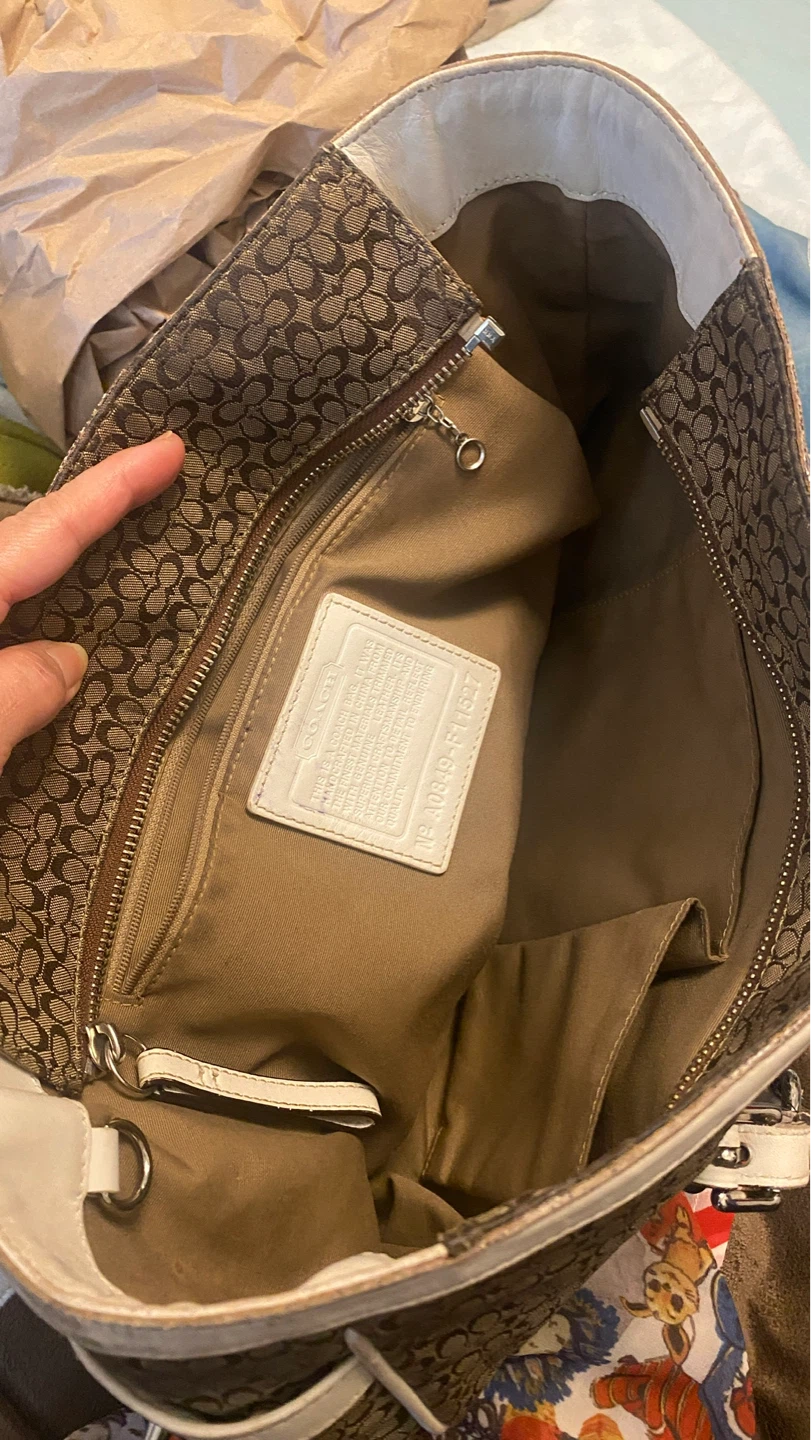 Coach Monogram Tote Bag