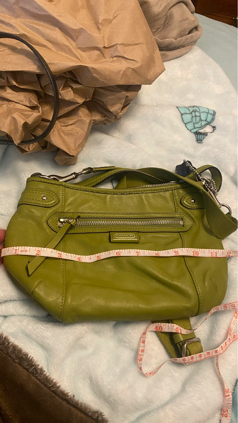 Coach Green Leather Shoulder Bag - photo 3