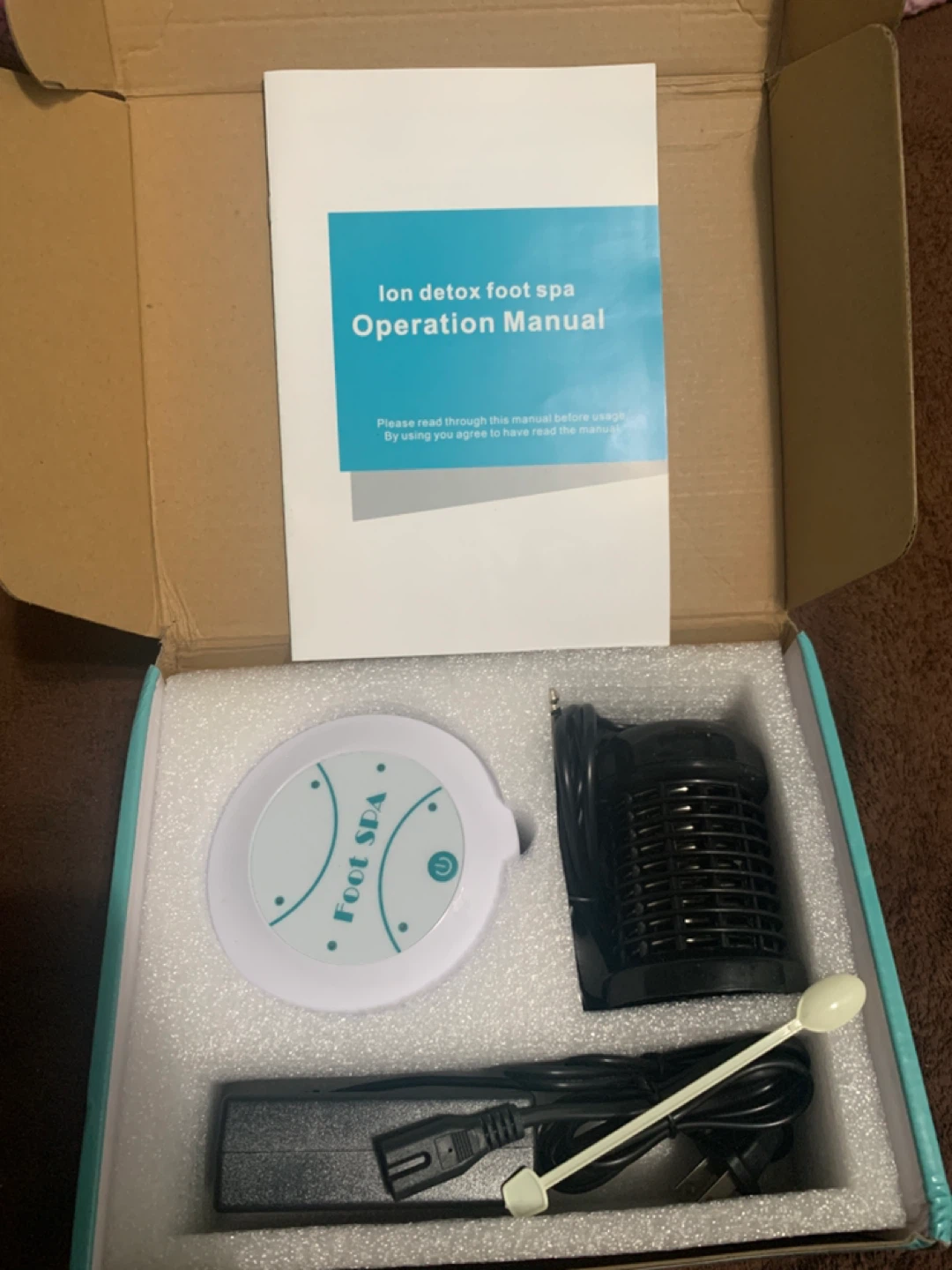 Foot Spa Bath Detox Machine Adjustable Relaxes Feet Stress - photo 3