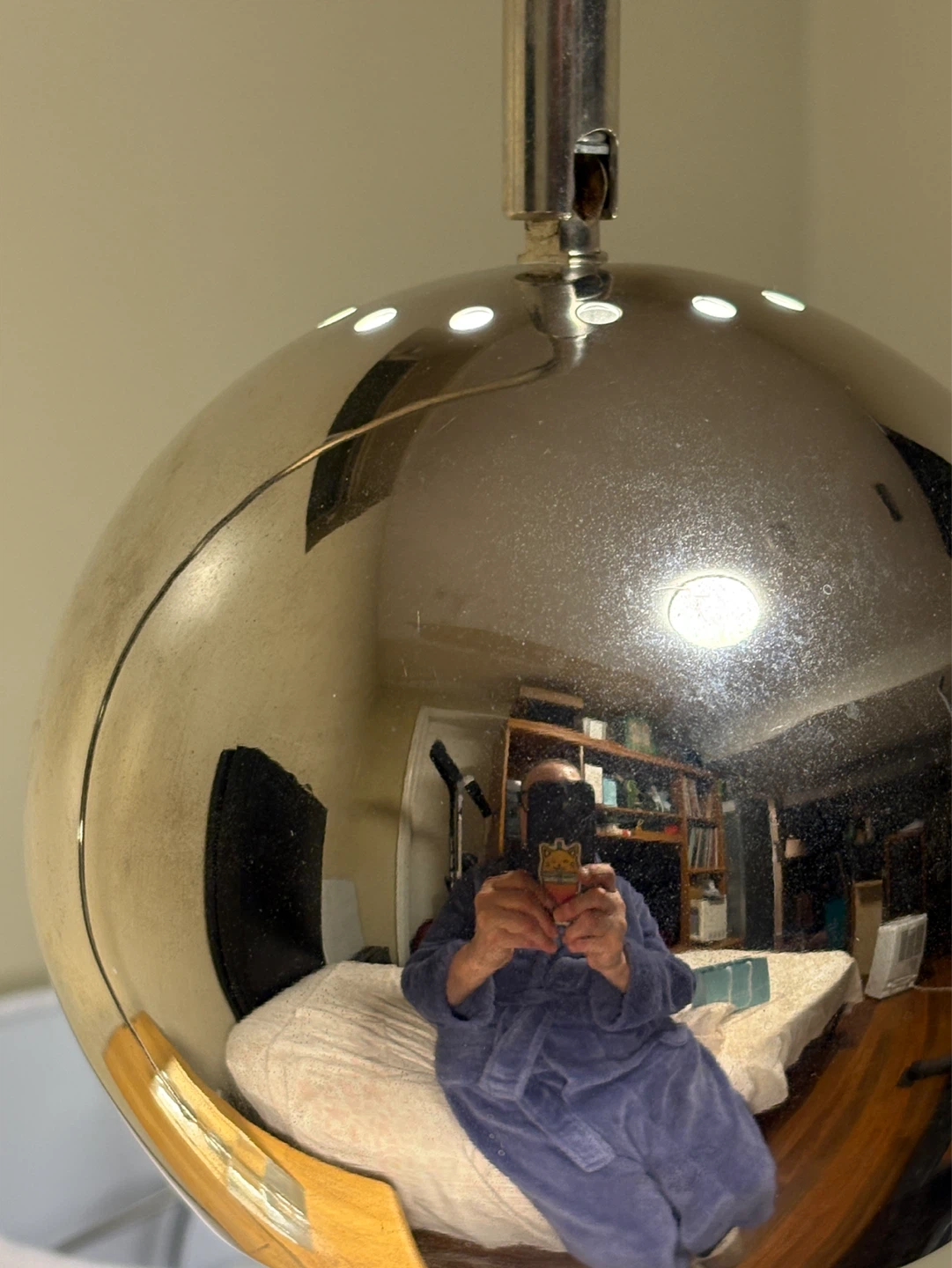 Chrome & Crystal Lamp - photo 3