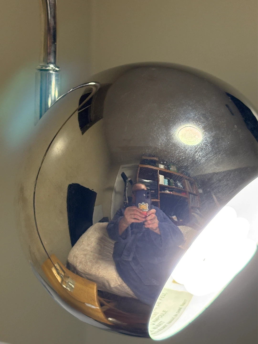 Chrome & Crystal Lamp - photo 4