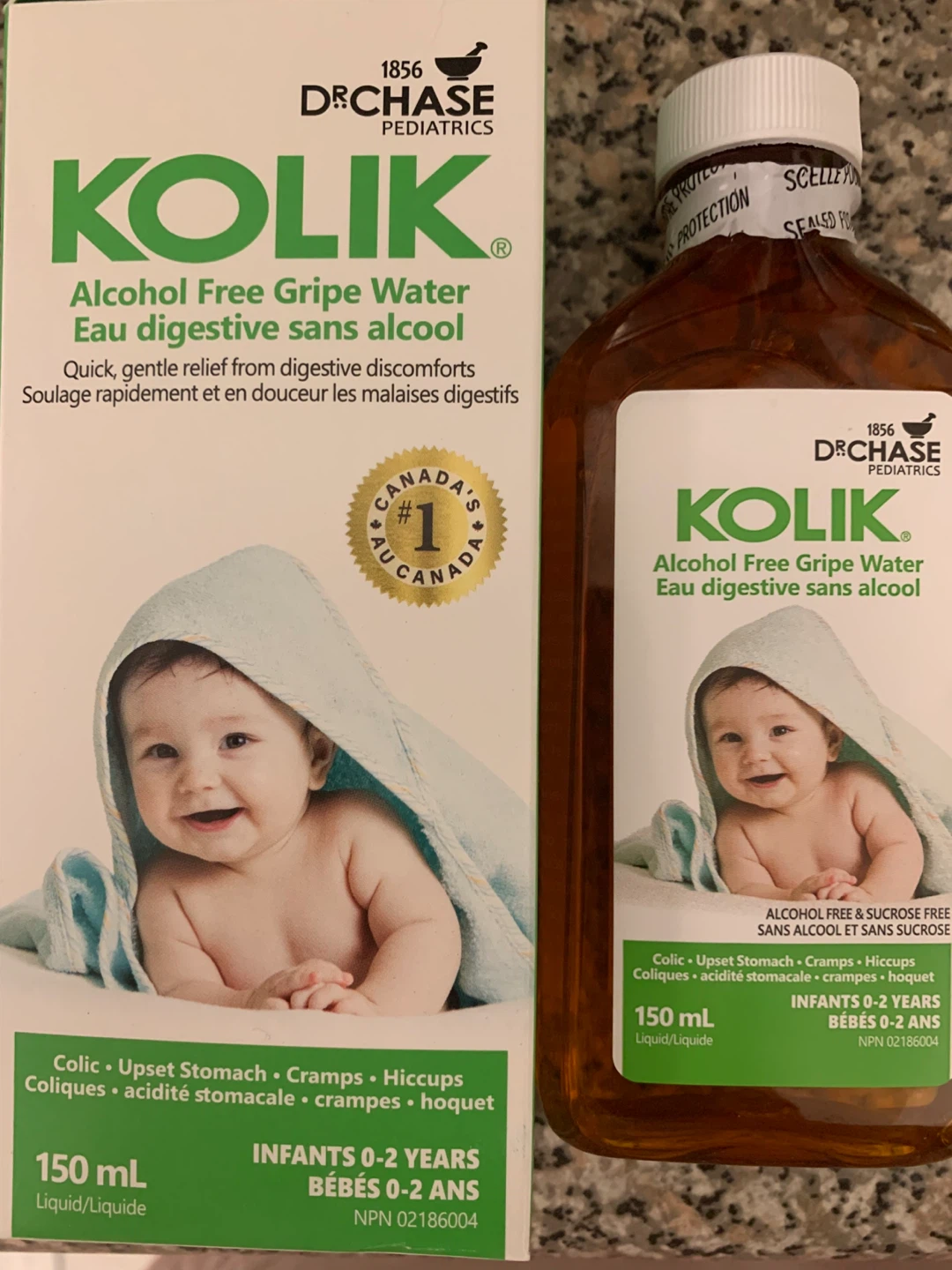 Dr. Chase Kolik Alcohol-Free Gripe Water 150 ml