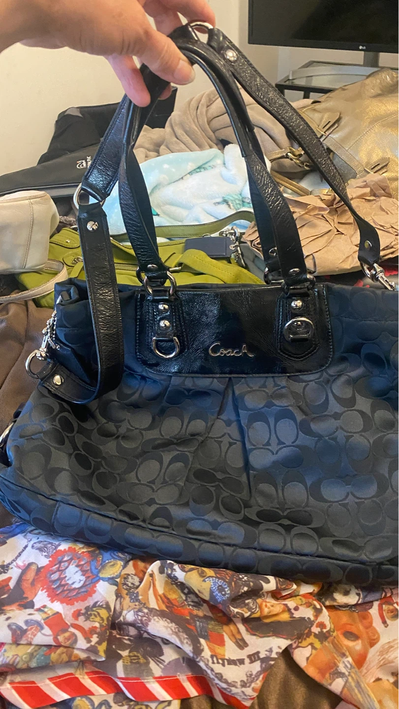 Coach Black Signature C Tote Bag - photo 4