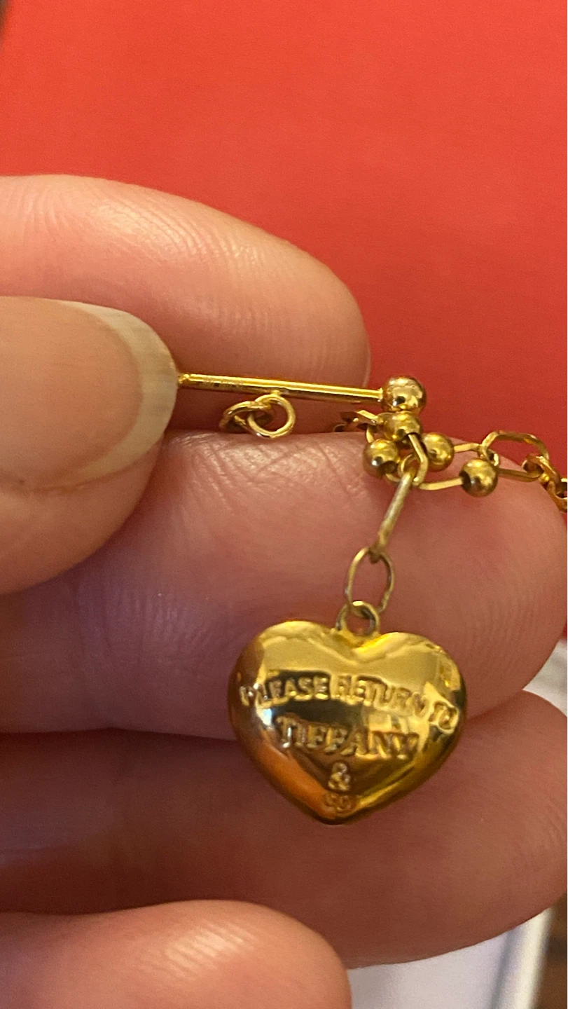 Tiffany & Co. "Return to Tiffany" Heart Charm Necklace