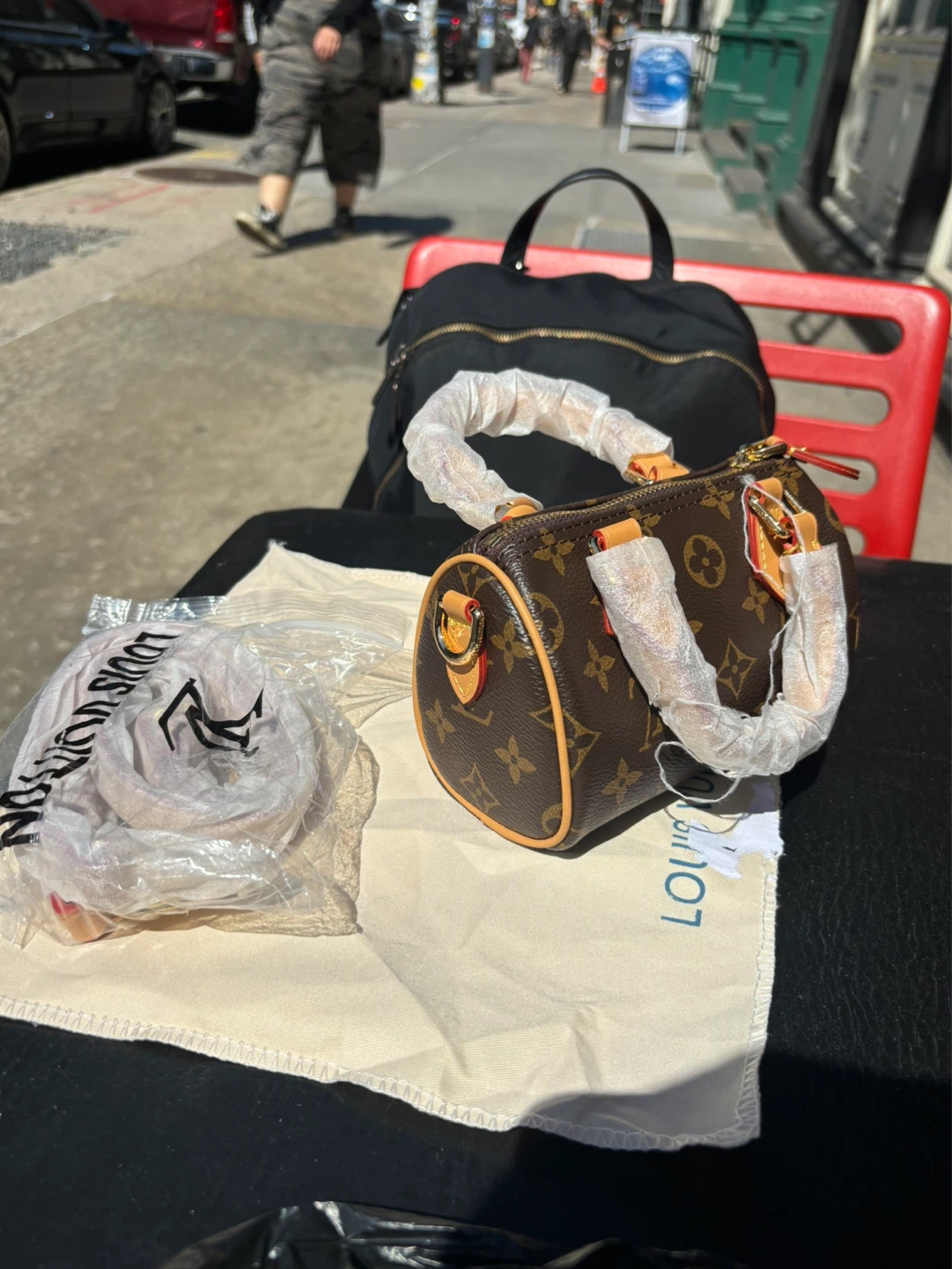 Louis Vuitton Speedy Nano Monogram Bag