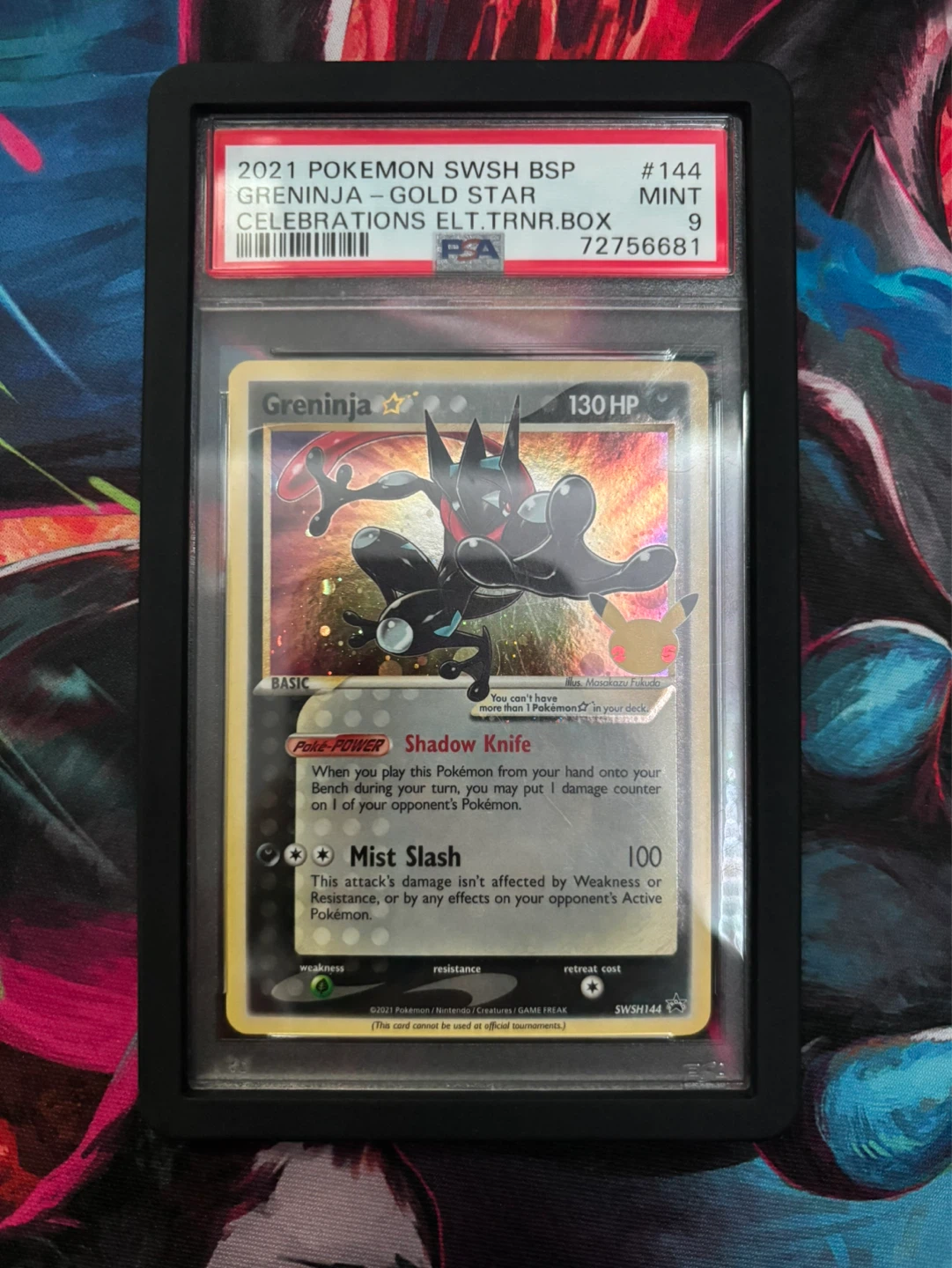 Greninja Gold Star Mint 9