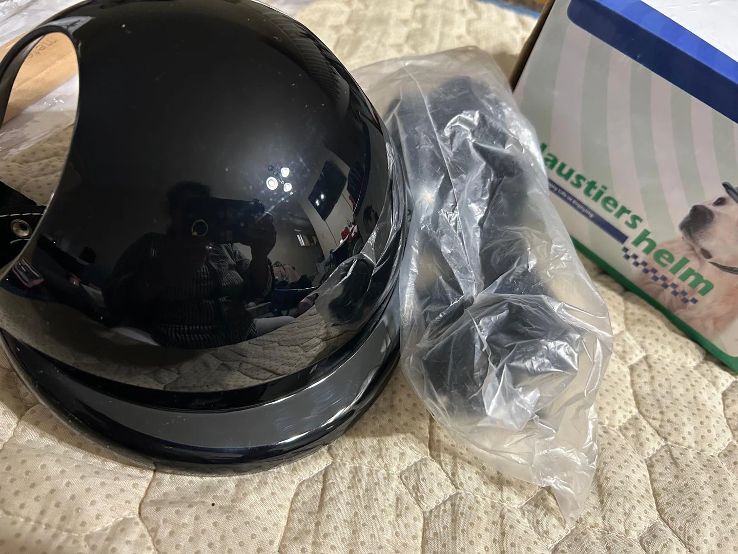 New-Haustiers Helm Pet Helmet with Goggles - photo 4