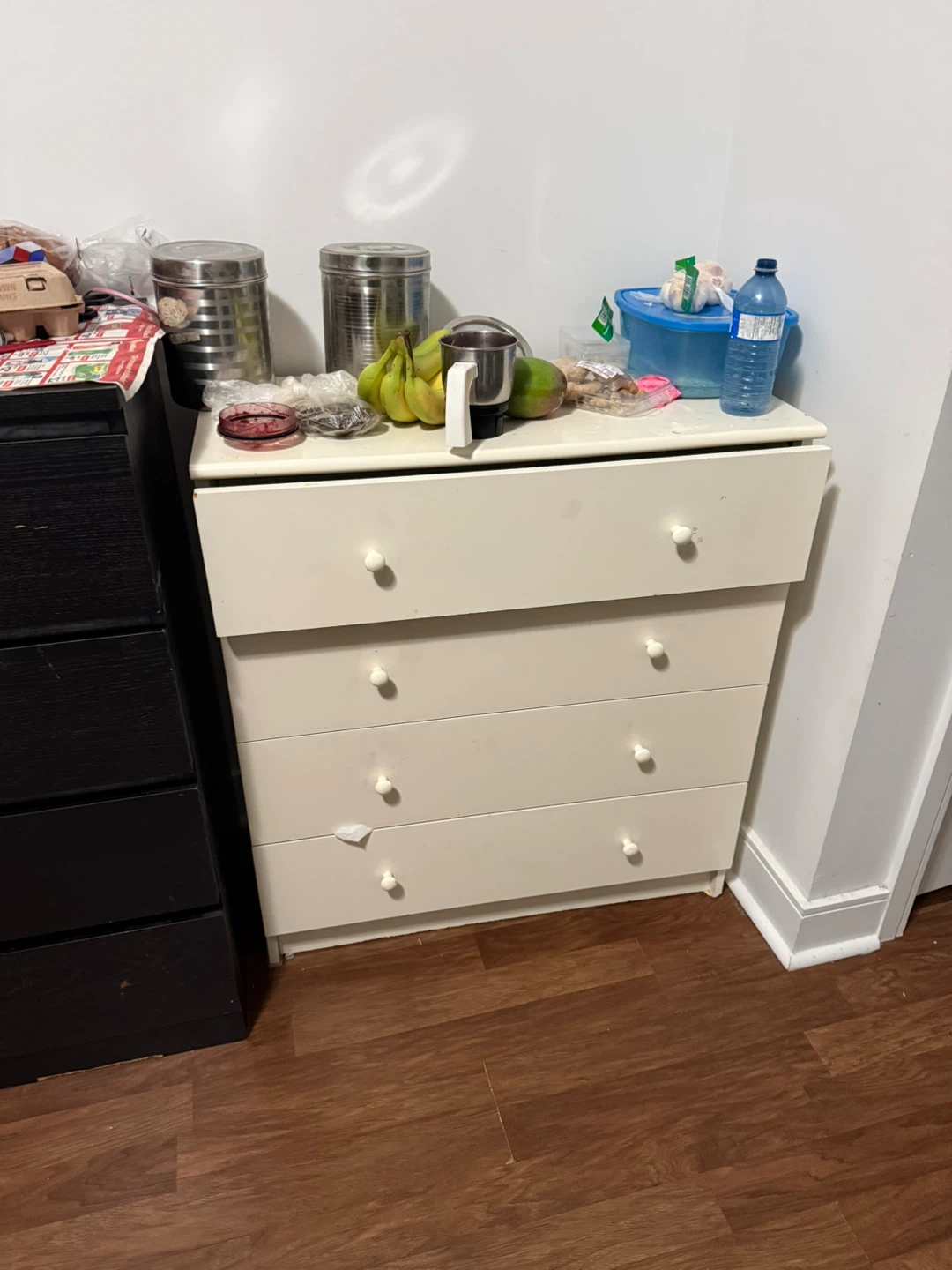 White 4-Drawer Dresser