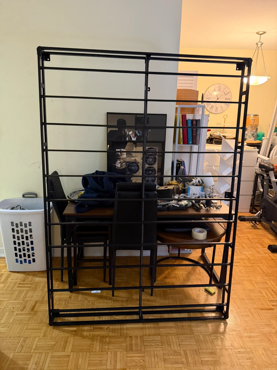 Black Metal double bed frame