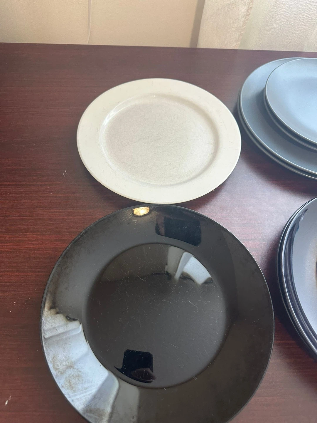 Assorted Plates - Black, Grey, and White - photo 2