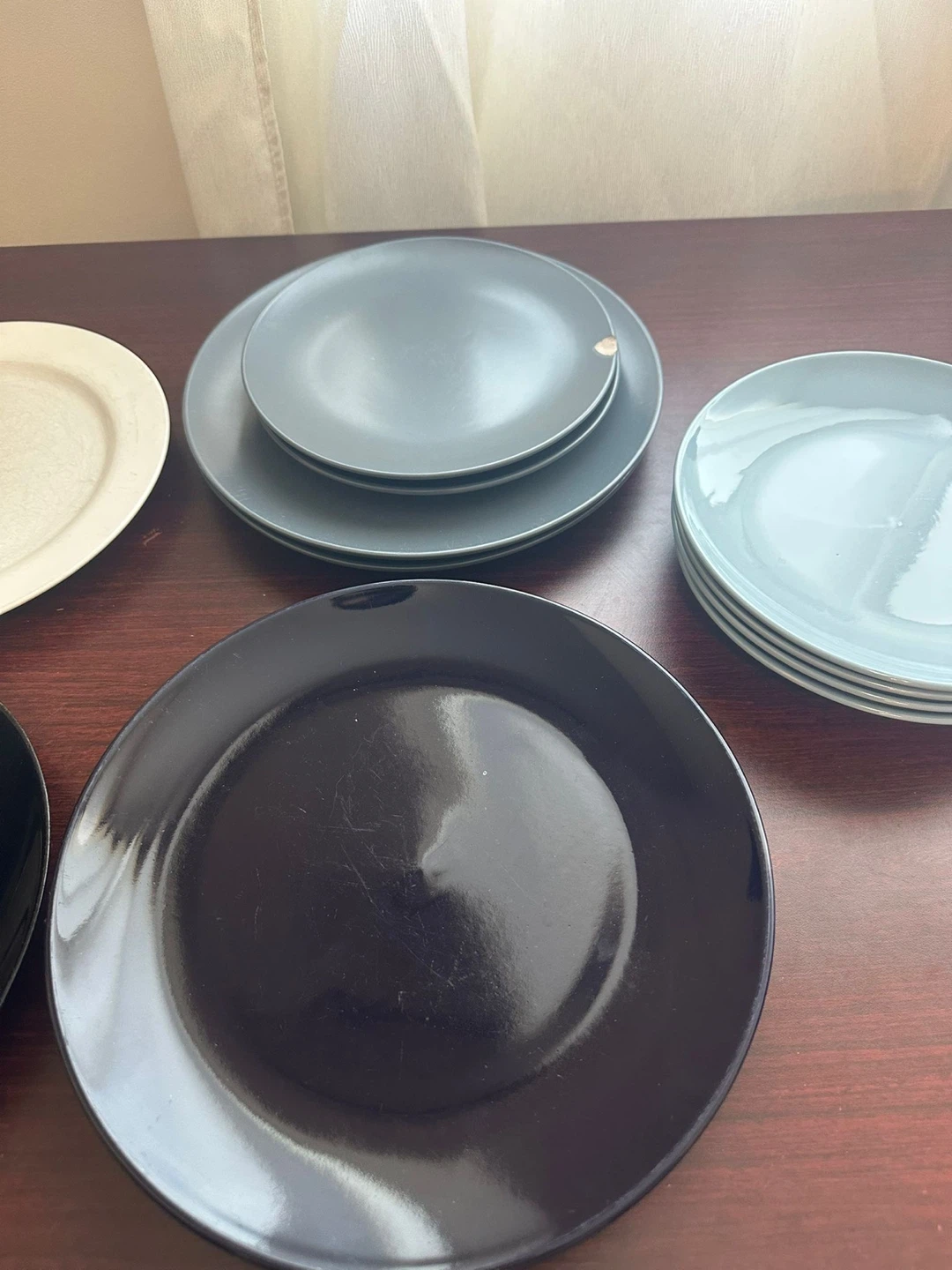 Assorted Plates - Black, Grey, and White - photo 3