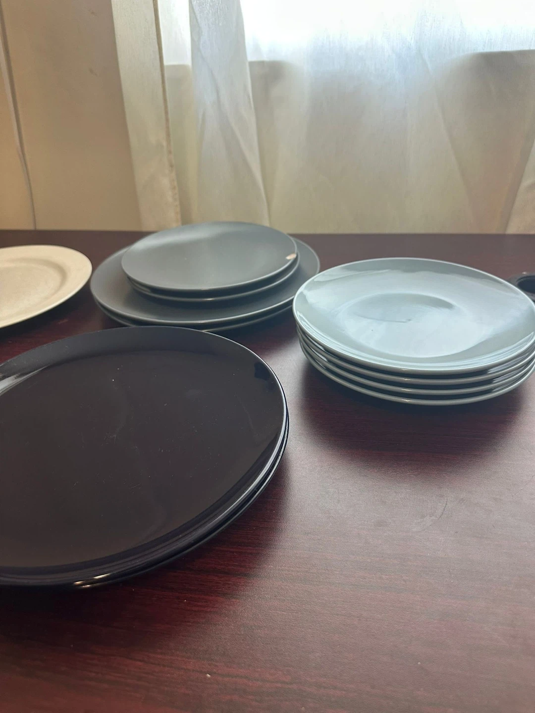 Assorted Plates - Black, Grey, and White - photo 4