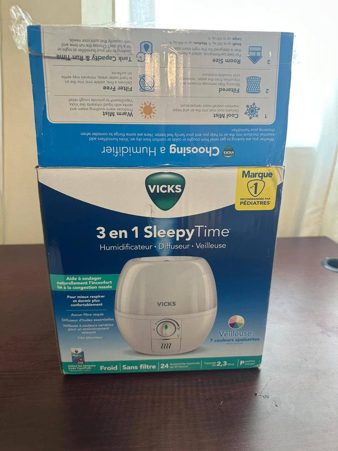Vicks 3-in-1 Humidifier Diffuser