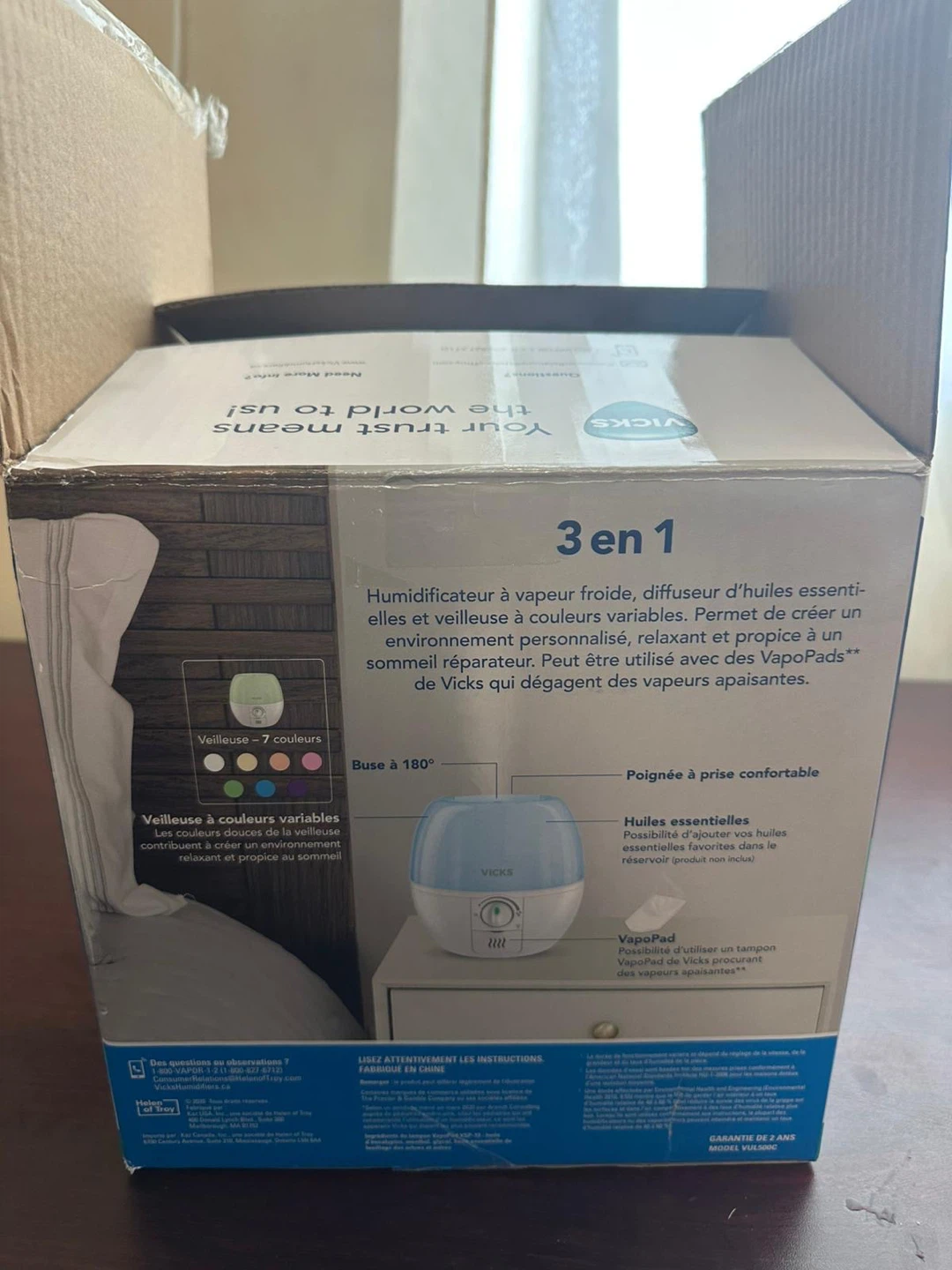Vicks 3-in-1 Humidifier Diffuser - photo 2