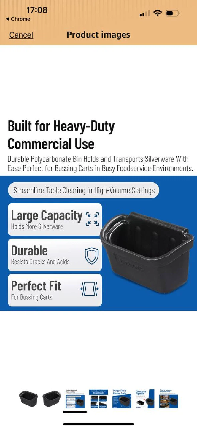 HEAVY DUTY COMMERCIAL BIN – CARLISLE - photo 4