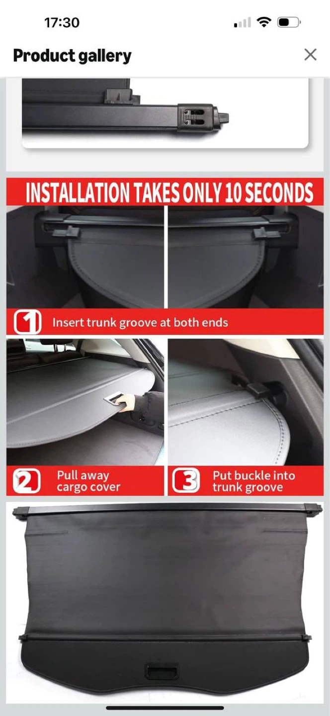 HONDA PASSPORT CARGO COVER 2019–2025 - photo 4