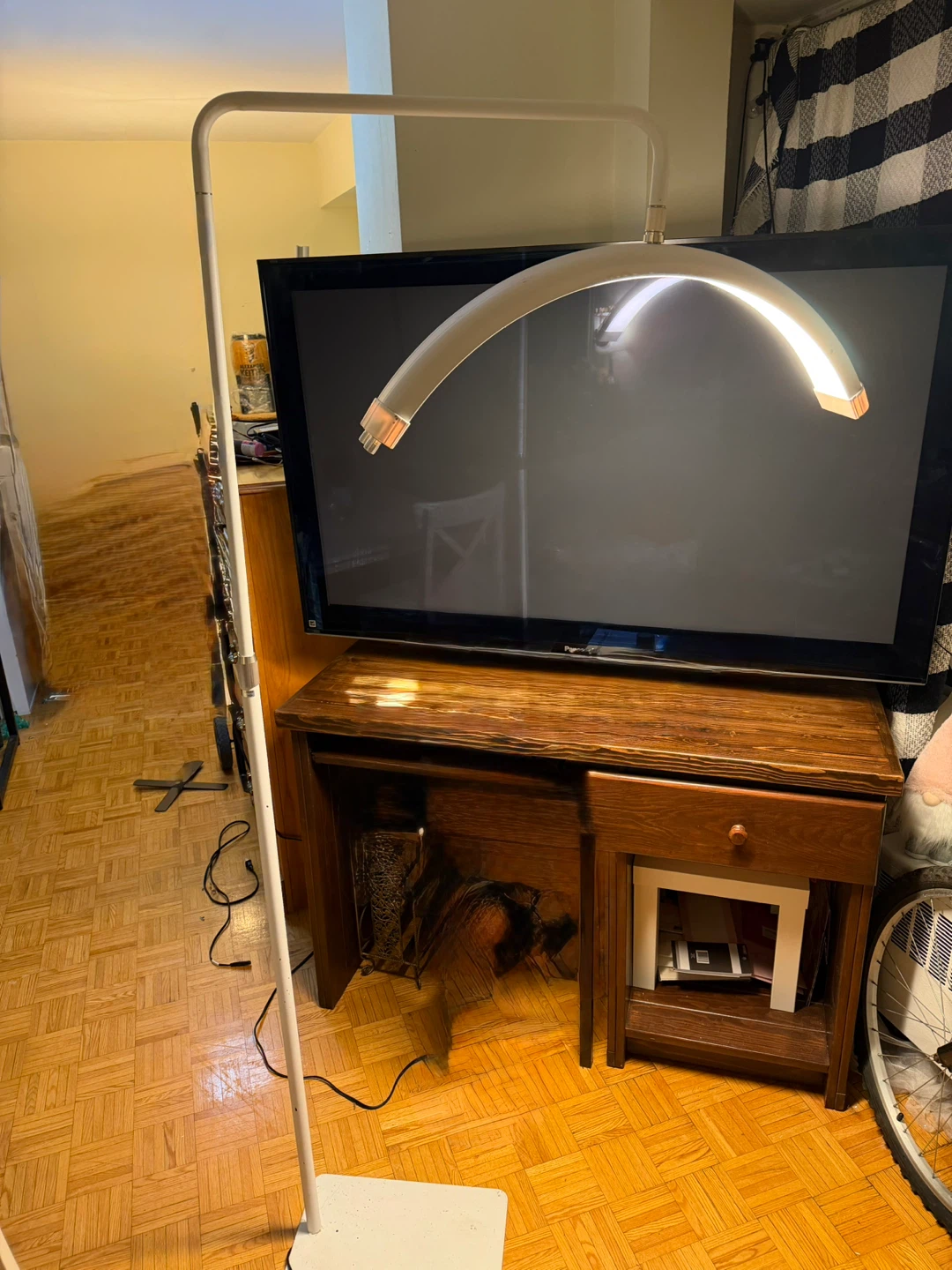Curved LED Ring Light lamp - photo 5