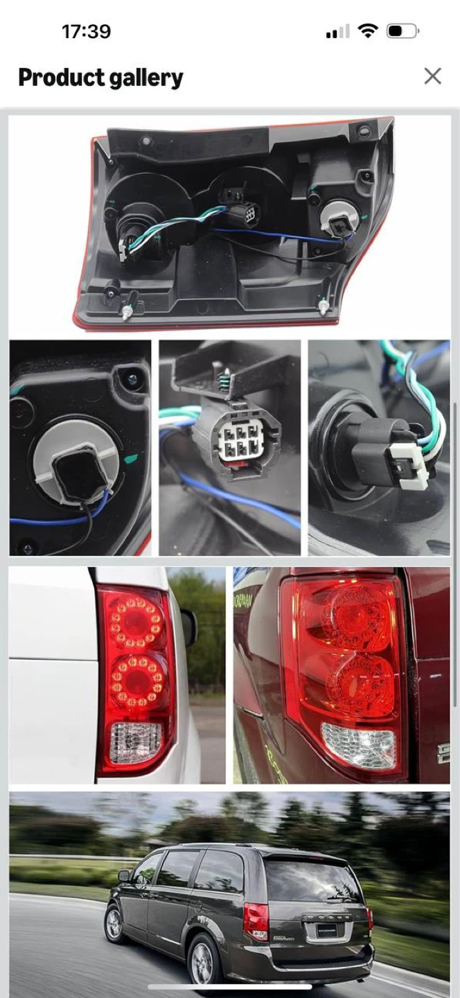 DODGE GRAND CARAVAN TAIL LIGHT LEFT SIDE 2011–2020 🔥 - photo 3