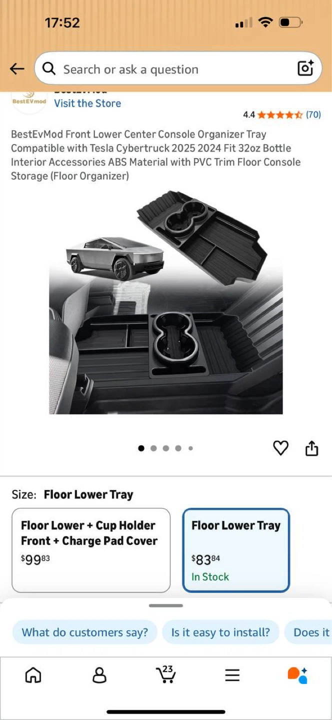 TESLA CYBERTRUCK ORGANIZER SET 2024–2026 🔥 - photo 2