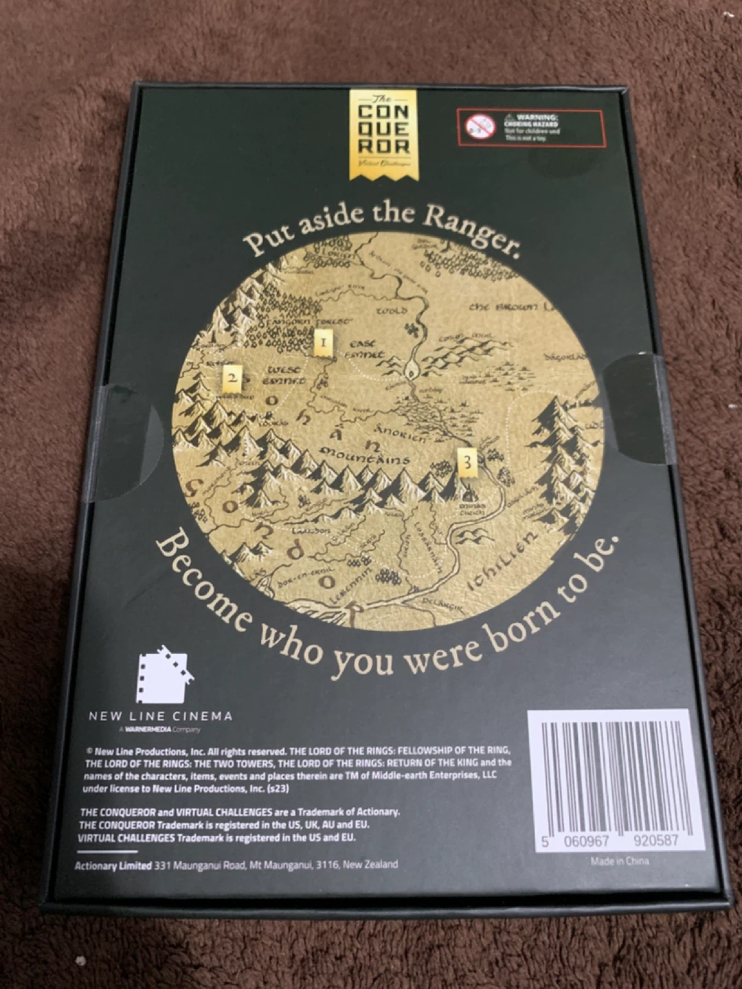 Sealed Lord Of The Rings Rohan Virtual Challenge Conqueror Medal - photo 2