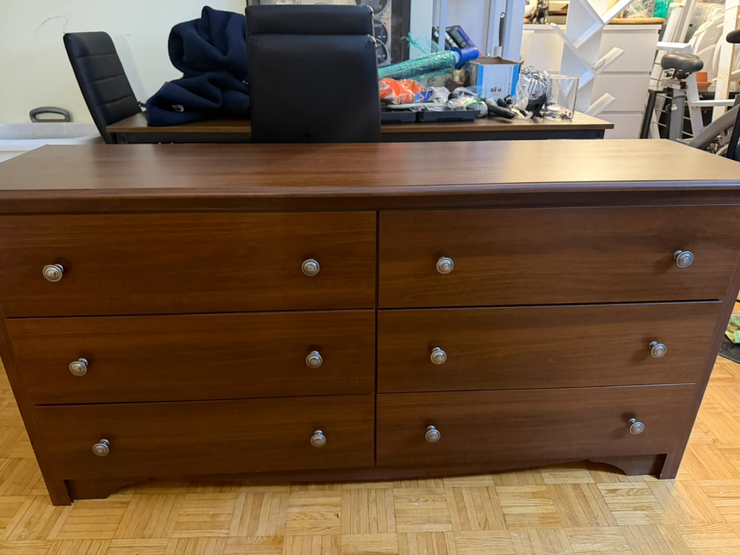 Brown 6-Drawer Dresser - photo 2