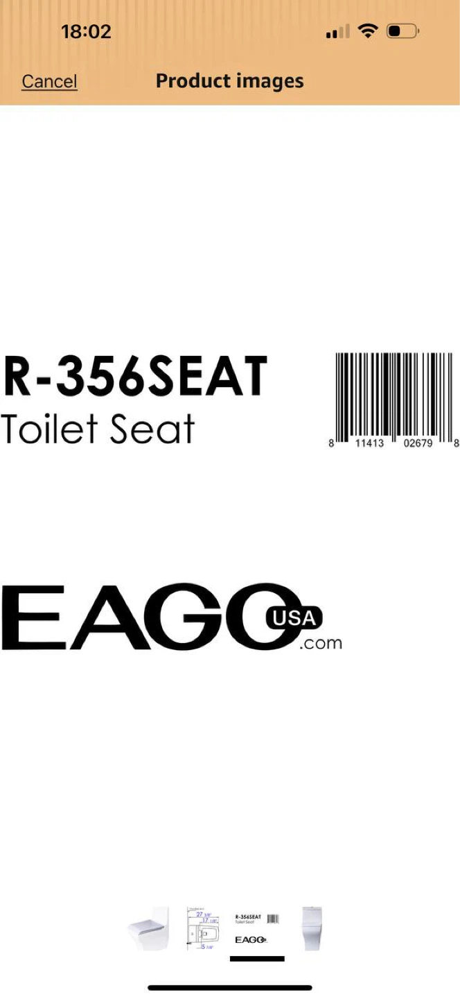 EAGO R-356SEAT TOILET SEAT – SOFT CLOSE - photo 4