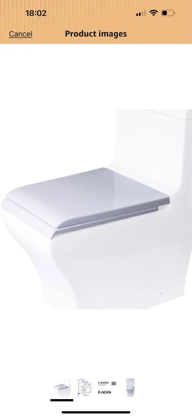 EAGO R-356SEAT TOILET SEAT – SOFT CLOSE - photo 3