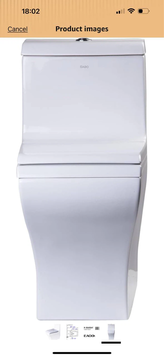 EAGO R-356SEAT TOILET SEAT – SOFT CLOSE - photo 5