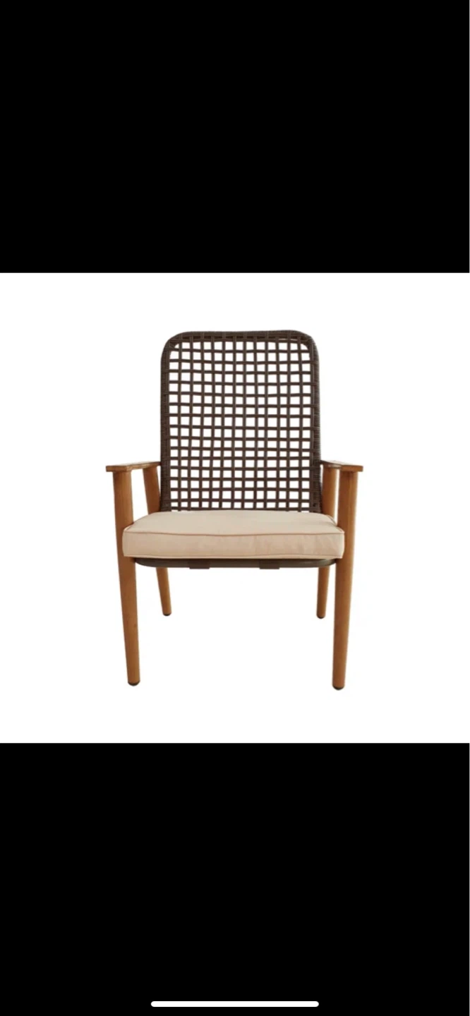 Metal Outdoor Chairs and Side Table - photo 2