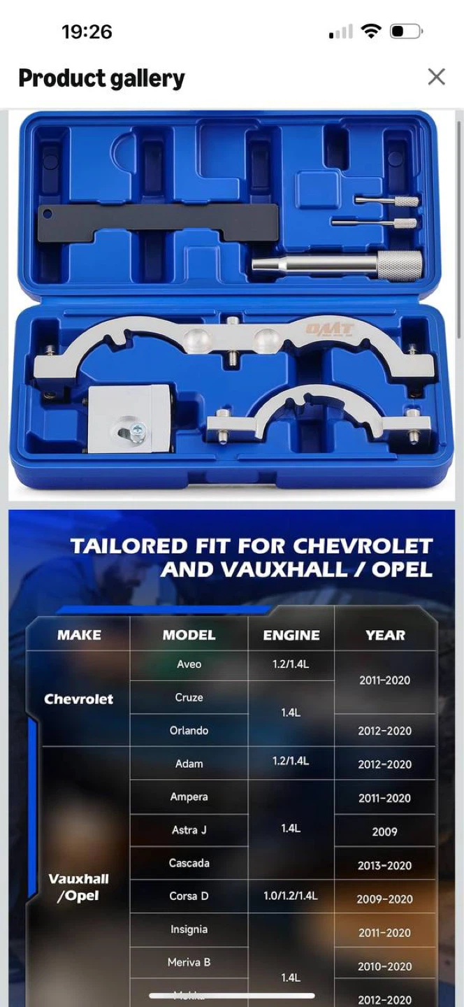 ENGINE TIMING TOOL KIT – CHEVY / OPEL / VAUXHALL 🔥🔥 - photo 2