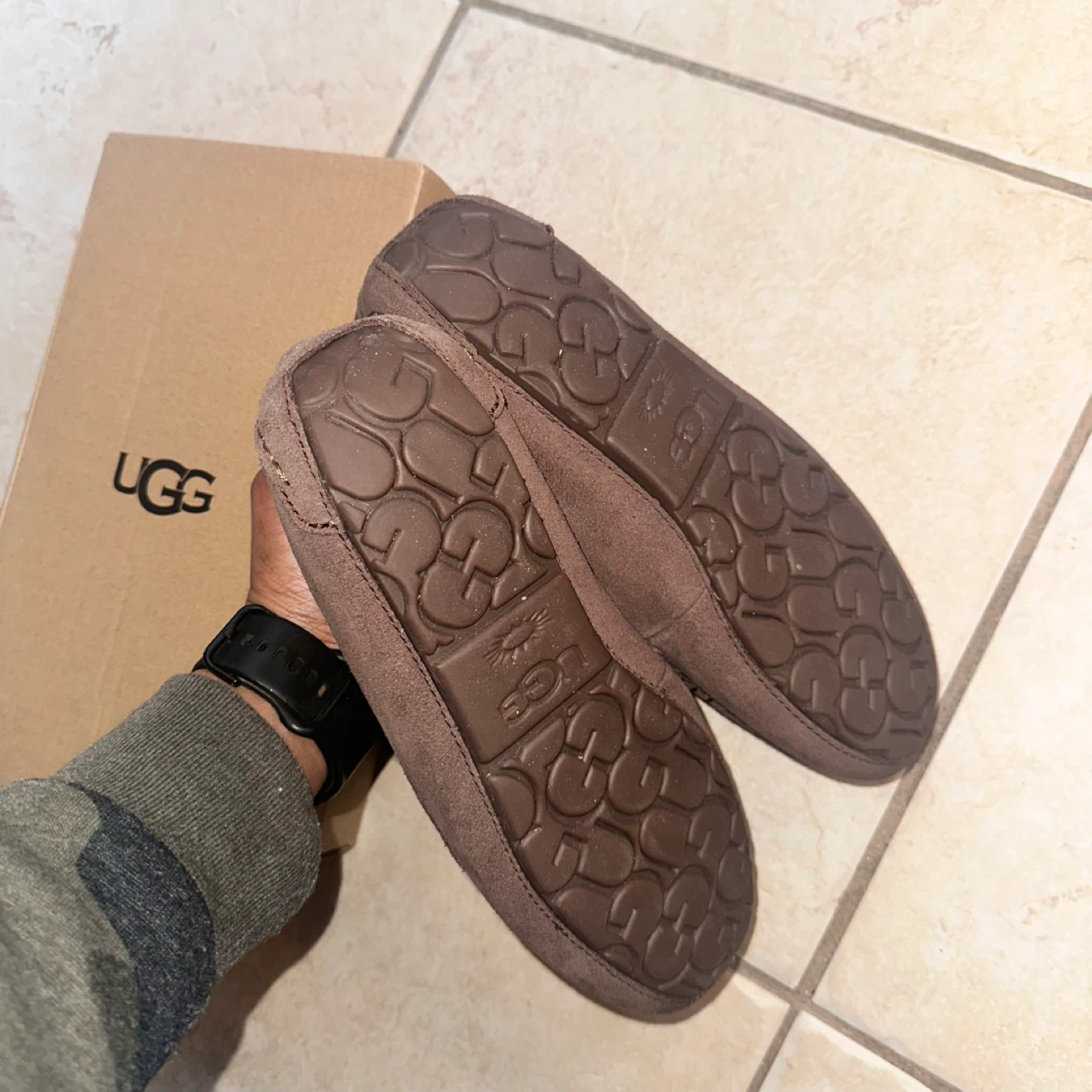 UGG Ansley Slipper Moccasins Brown Size 7 - photo 2