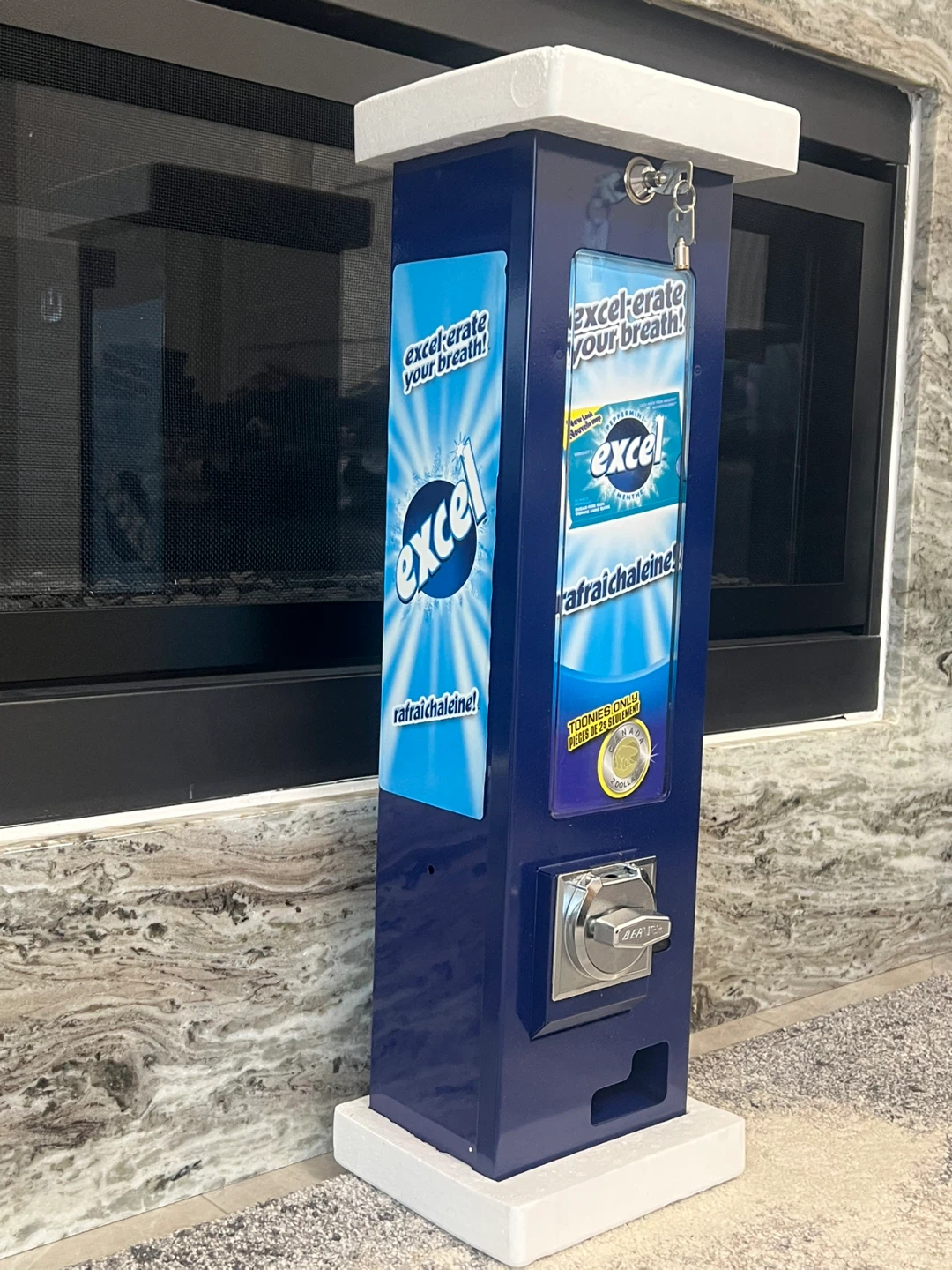 Gum vending machine new excel gum