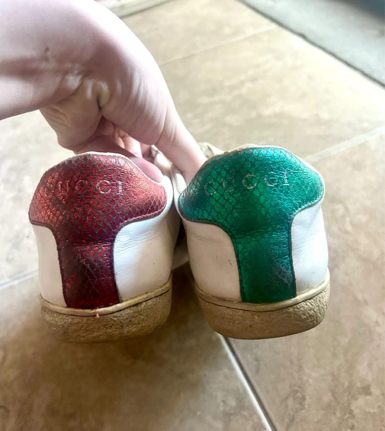 Gucci Ace Embroidered Bee Sneakers Size 7 - photo 2