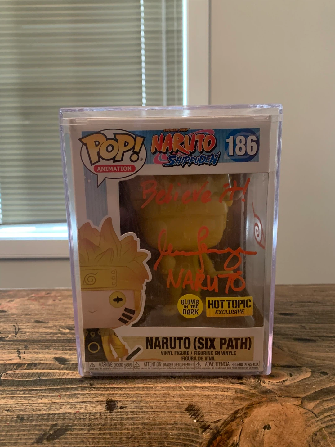 Signed Naruto funko pop
