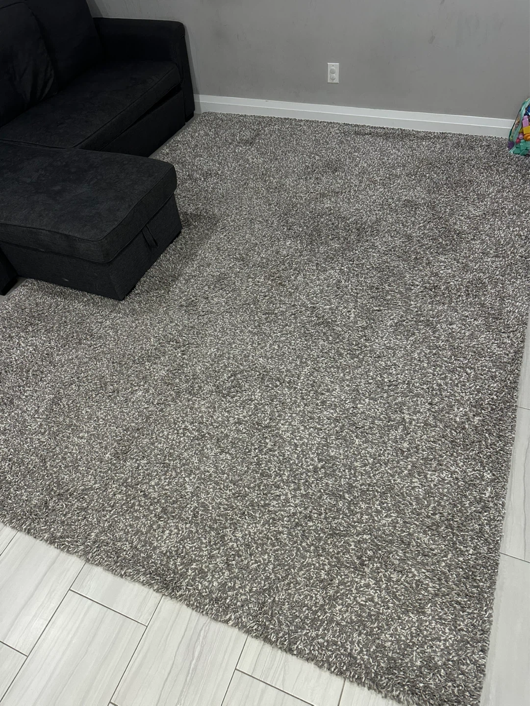 Grey Shag Area Rug - photo 2